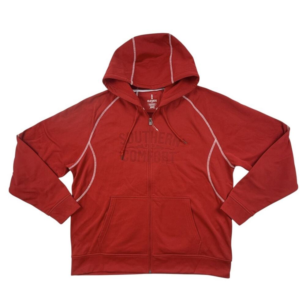 Southern Comfort Whiskey Hoodie Full Zip Jacket Extra Large Elevate Sports